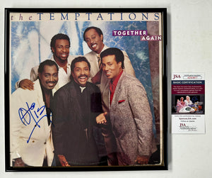 Otis Williams Signed & Framed Temptations: Together Again Vinyl With JSA COA