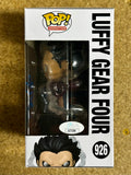 Colleen Clinkenbeard Signed Gear Four Luffy Funko Pop! #926 One Piece Exclusive With JSA COA