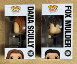 Funko Pop! Television Dana Scully & Fox Mulder #1613 #1614 The X Files Set Of 2