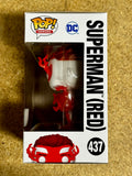 Funko Pop! DC Heroes Superman (Red) #437 NYCC 2022 Fall Con Exclusive