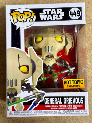 Funko Pop! Star Wars General Grievous #449 Revenge Of The Sith 2021 Exclusive