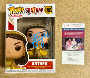 Rachel Zegler Signed DC Anthea Shazam Fury Of Gods Funko Pop! #1285 With JSA COA