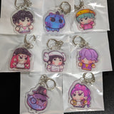 K-POP DEMON HUNTERS Mini Chibi Keychain Series (8 Designs)