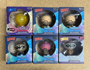 Funko Dorbz Marvel Rocket Taserface, Ego, Doctor Strange Exclusive Lot Of 6