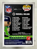 Russell Wilson Signed NFL Seattle Seahawks Funko Pop! #57 Steelers 2023 With JSA COA