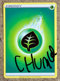 2020 Chumlee From Pawn Stars Signed Pokémon BASIC Energy Card Autographed