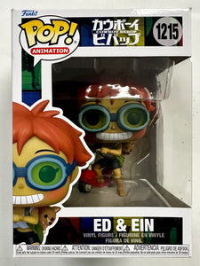 Funko Pop! Animation “Ed” Edward Wong & Ein The Data Dog #1215 Cowboy Bebop 2022