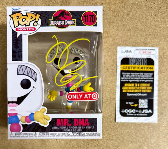 Jeff Goldblum Signed Jurassic Park Mr. DNA Funko Pop! Exclusive #1170 JSA COA