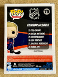 Connor McDavid Signed NHL Edmonton Oilers 2021 Funko Pop! #75 With PSA COA