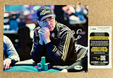 Poker Champion Phil Hellmuth “The Poker Brat” Autograph 8X10 Signed With JSA COA