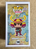Colleen Clinkenbeard Signed Armored Luffy Funko Pop! #1262 One Piece FS Exclusive With JSA COA