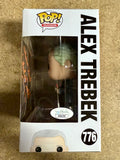 Alex Trebek Signed Jeopardy Host Vaulted Funko Pop! #776 With JSA COA