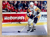 HOF Mario Lemieux Signed NHL Pittsburgh Penguins 11x14 Photo With PSA COA