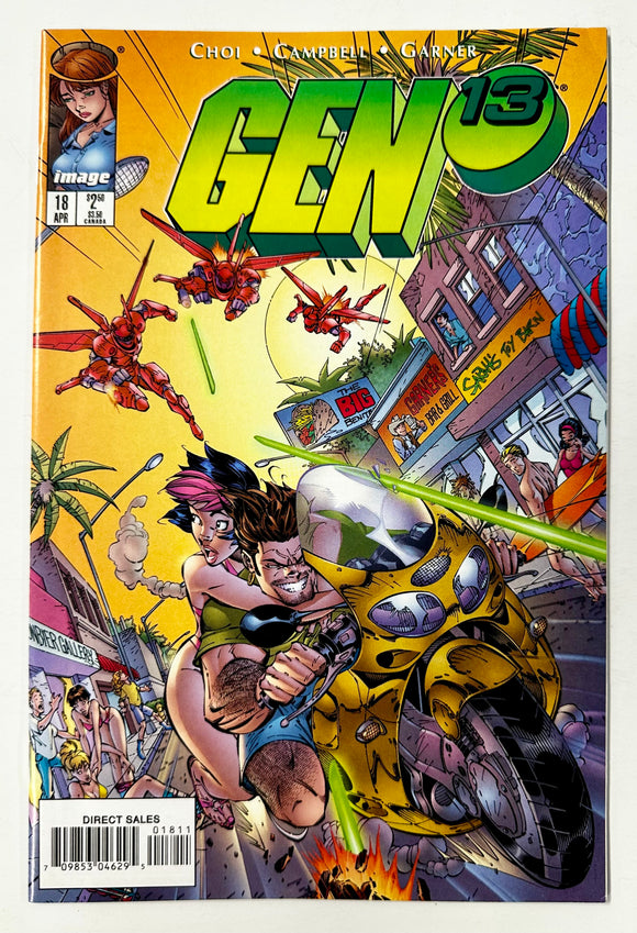 Gen 13 #18 Image Comics J. Scott Campbell 1997 First Print Cover A