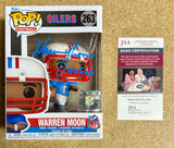 Warren Moon Signed NFL Houston Oilers Funko Pop! #263 With JSA COA