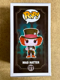 Johnny Depp Signed Disney Alice In Wonderland Mad Hatter Funko Pop! #177 JSA COA