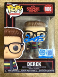 Jake Connelly Signed Derek Turnbow #1803 Stranger Things Funko Pop! With JSA COA