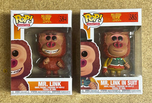 Funko Pop! Animation Mr. Link & With Suit Missing Link 2019 Vaulted Set Of 2