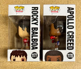 Funko Pop! Movies Rocky Balboa #1177 & Apollo Creed #1178 45th Anniversary Set Of 2