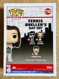 Funko Pop! Movies Sloane Peterson #1730 Ferris Buellers Day Off 2024 Mia Sara