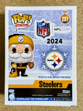 Pat Freiermuth Signed NFL Pittsburgh Steelers Santa Funko Pop! #287 With JSA COA