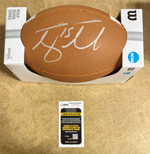 Tim Tebow Signed Wilson NCAA Football BCS Champs Florida Gators With JSA COA