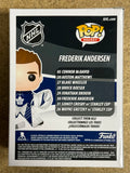 Frederik Andersen Signed NHL Toronto Maple Leafs Funko Pop! #30 Exclusive With JSA COA