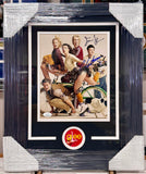 Cory Monteith, Matthew Morrison & Jane Lynch Signed & Framed Glee 8x10 Photo With JSA COA