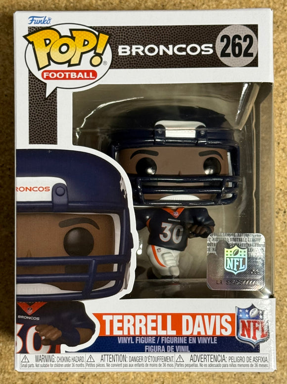 Funko Pop! Football Terrell Davis #262 NFL  Denver Broncos Running Back 2024