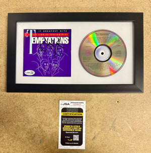 Otis Williams Signed Temptations “ Compact Command Performances (1985)” Cd With JSA COA