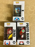 Funko Pop! Games X, Proto Man & Zero #1280 1281 1282 Megaman X 2026 Set Of 3