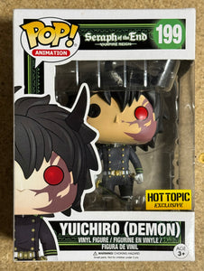 Funko Pop! Animation Yuichiro (Demon) #199 Seraph Of The End Vaulted 2017 Exclusive