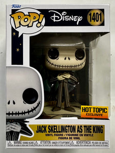 Funko Pop! Disney Jack Skellington As The King #1401 Nightmare Christmas 2023