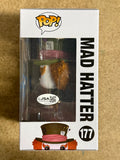 Johnny Depp Signed Disney Alice In Wonderland Mad Hatter Funko Pop! #177 JSA COA