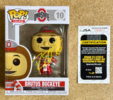 LB Ryan Shazier Signed Ohio State Buckeye Mascot Funko Pop! #10 With JSA COA