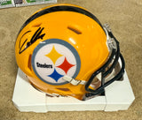 Drew Allar Signed Autographed Pittsburgh Steelers Football Mini Helmet JSA COA