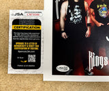 Complete Metal Band “Kings Of Thrash” Signed 8x11 Photo Jeff Young David Ellefson Ex-Megadeth With JSA COA