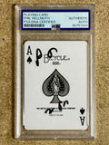 X17 Poker Texas Hold Em Champion Phil Hellmuth Signed Playing Card Psa Slabbed