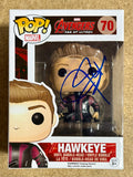 Jeremy Renner Signed Marvel Avengers Hawkeye Funko Pop! #70 With JSA COA