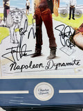 Jon Heder, Efron Ramirez, Jon Gries Signed & Framed Napoleon Dynamite 11x17 Photo With JSA COA