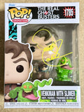 Dave Coulier Signed Real Ghostbusters Venkman With Slimer Funko Pop! #1785 With PSA COA