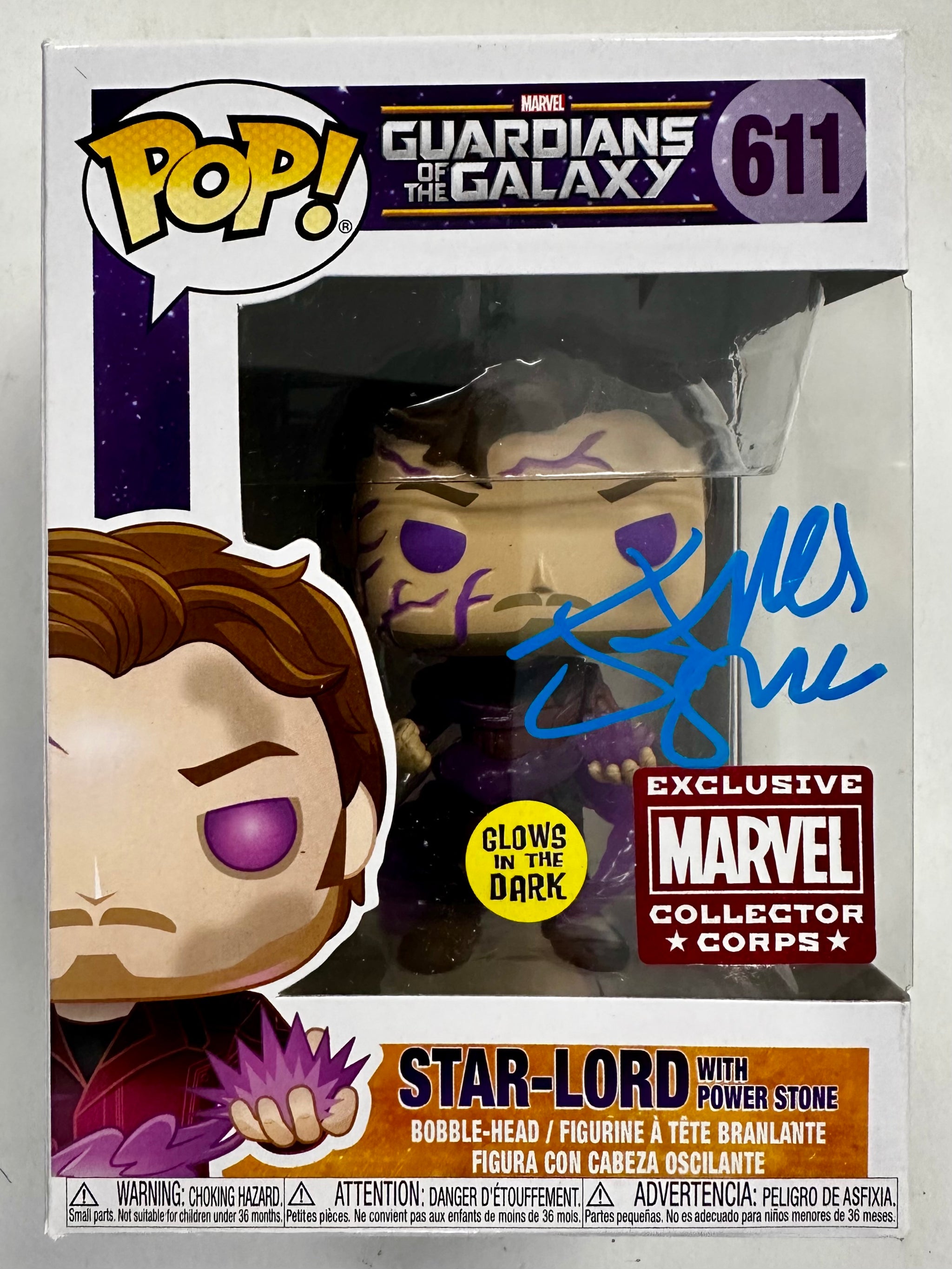 Director James Gunn Signed Funko Pop! Marvel #611 Star-Lord