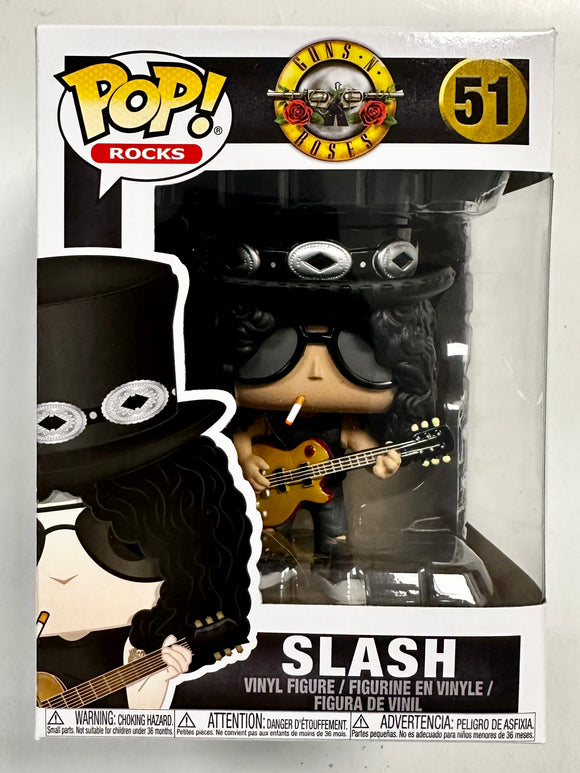 Funko Pop! Rocks Slash With Guitar #51 Guns N Roses 2016 Hard Rock