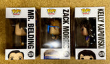 Funko Pop! Television Zack, Kelly & Mr. Belding 2024 Saved By The Bell Set Of 3