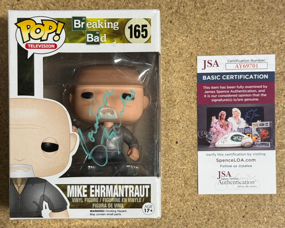 Jonathan Banks Signed Breaking Bad Mike Ehrmantraut Funko Pop! #165 With JSA COA