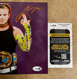 Jeff Hardy Of The Hardy Boyz WWE Signed Autographed 8x10 Photo With JSA COA