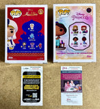 Linda Larkin & Scott Weinger Signed Disney Aladdin (Prince Ali) & Princess Jasmine Funko Pop! With JSA COA