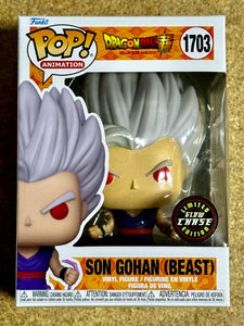 Funko Pop! Animation Chase Glow Son Gohan (Beast) #1703 Dragon Ball Super Hero 2024