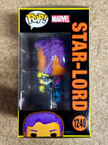 Funko Pop! Marvel Black Light Star-Lord #1240 2023 GOTG Vol. 3 Target Exclusive