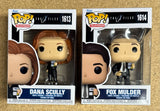 Funko Pop! Television Dana Scully & Fox Mulder #1613 #1614 The X Files Set Of 2